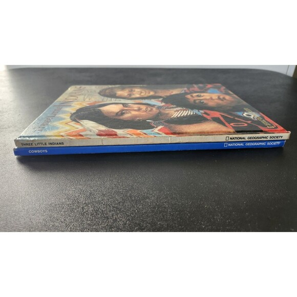 Vintage National Geographic Young Explorers Cowboys & Indians Books Lot of 2 - Picture 4 of 6